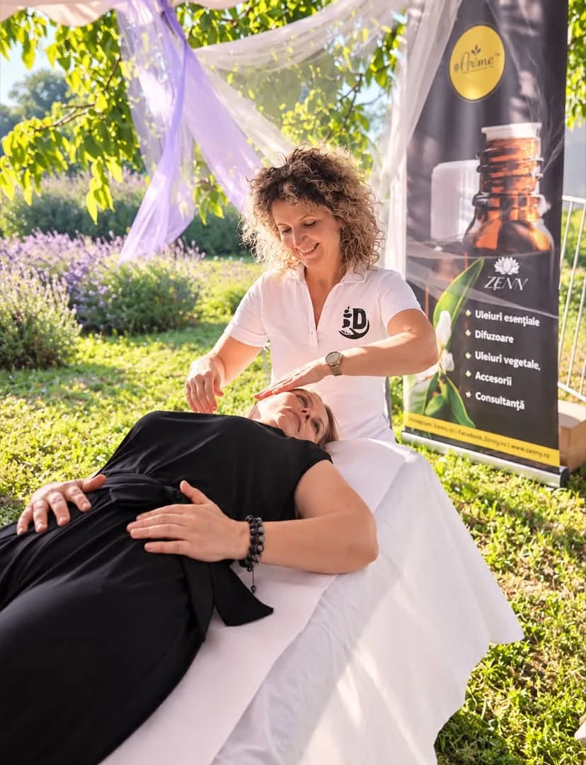 Ședință de masaj DTherapy în aer liber