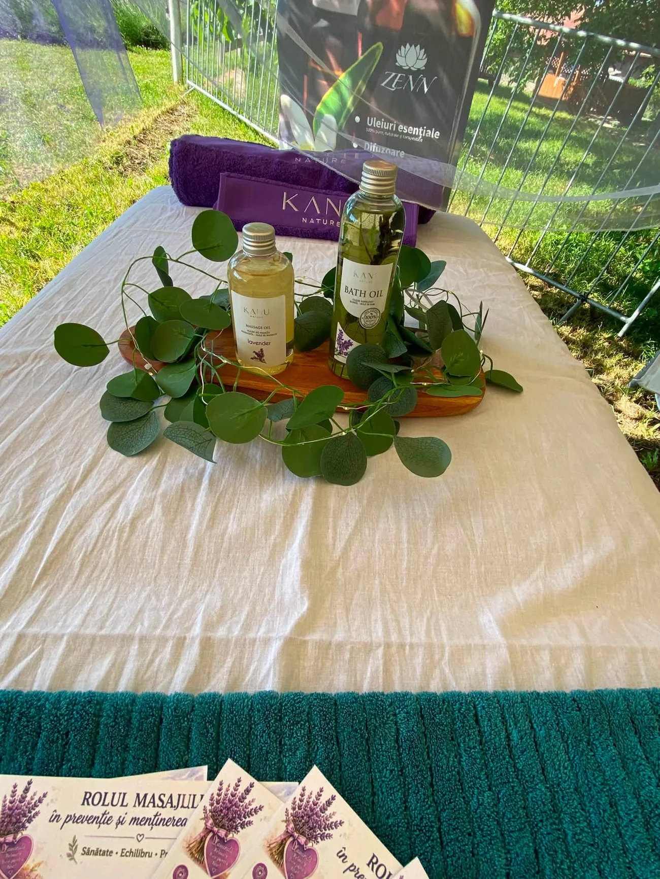 Uleiuri de masaj și lavandă la DTherapy