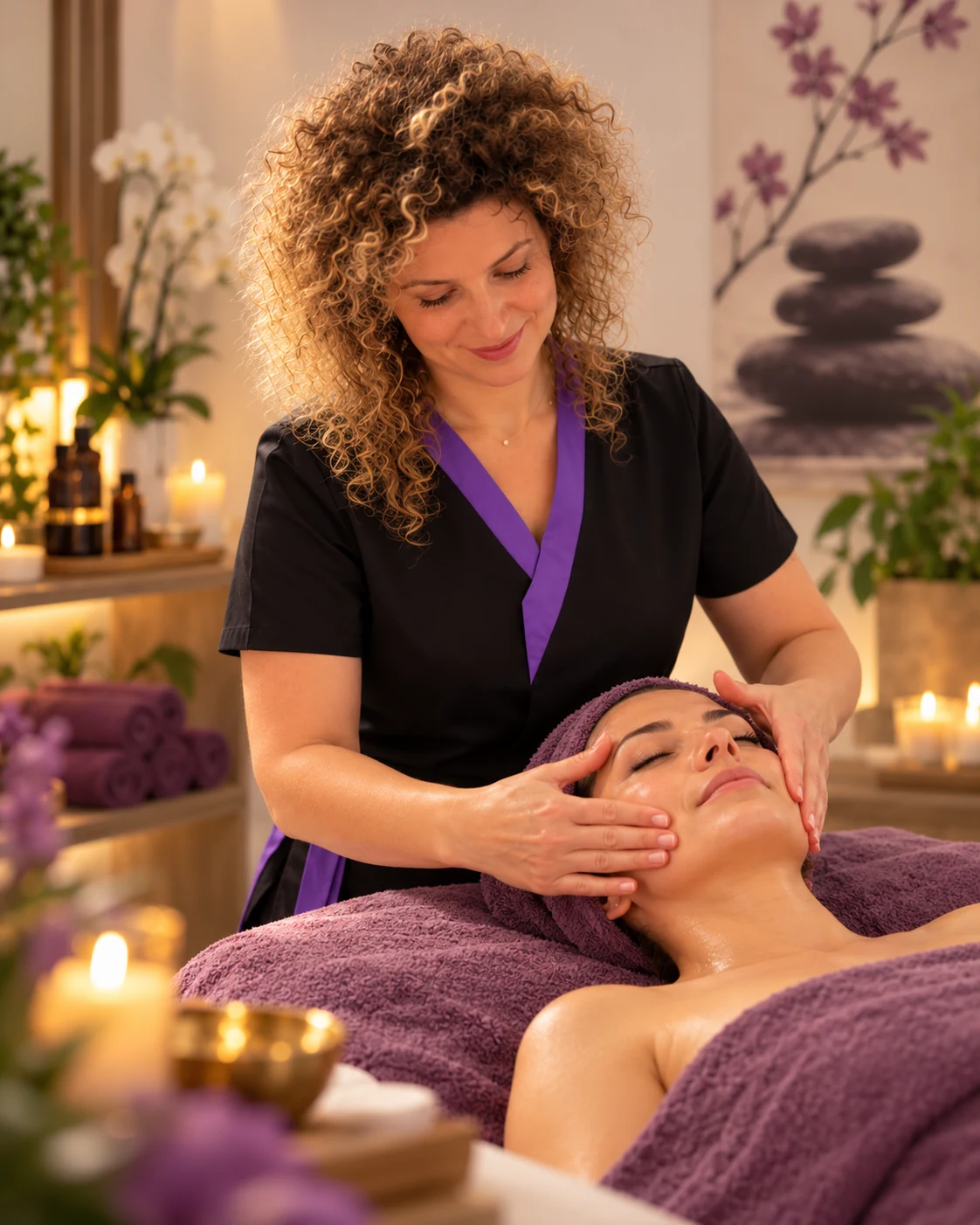 Masaj facial inspirat de Kobido